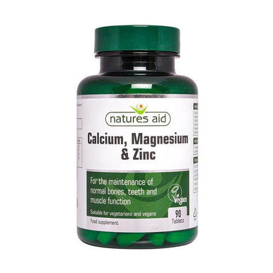 Natures Aid Calcium Magnesium & Zinc Tablets 90's
