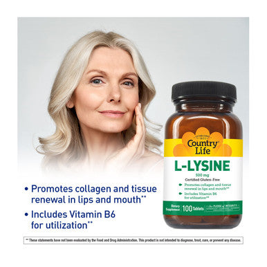 Country Life L-Lysine 500 mg