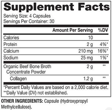 Dr. Mercola Organic Collagen from Grass Fed Beef Bone Broth