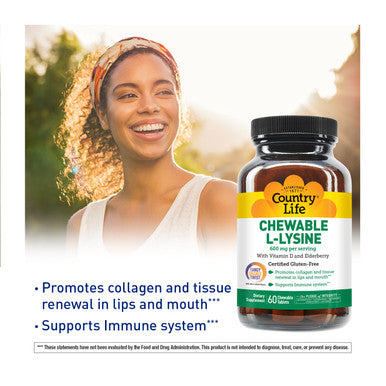 Country Life Chewable L-Lysine