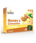 Sunshine Nutrition Honey & Cinnamon Lozenges-Ginger 24s