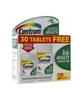 Centrum Adults Under 50 Multivitamins Bonus Size, Tablets 130 ea