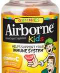 Airborne Kids Assorted Fruit Flavored Gummies, 21 count - 667mg of Vitamin C and Minerals & Herbs Immune Support