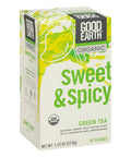 Sweet & Spicy Green Organic Tea 18 Count By Good Earth Teas