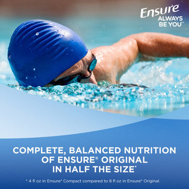 Ensure Compact Nutrition Shake, 9g of protein, Milk Chocolate, 4 oz,