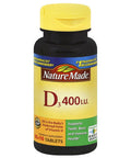 Nature Made Vitamin D3 400 IU Tablets 100 ea