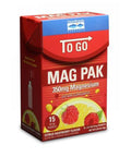 Mag Pak To Go Citrus Raspberry 1 Count by Trace Minerals