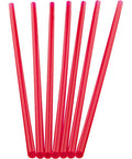 Giant Red Straws 1000 Count By Power Blendz
