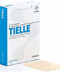 Foam Dressing TIELLE 4-1/4 X 4-1/4 Inch Square Adhesive with Border Sterile Case of 50 By Systagenix Wound Management