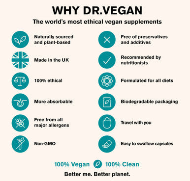 DR.VEGAN Gentle Iron + Vitamin C 30's