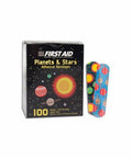 Adhesive Strip 5/8 X 2-1/4 Inch Kid Design (Planets / Stars) 100 Count By Dukal