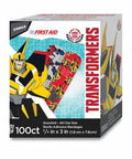 Adhesive Strip Kid Design (Transformers) 3/4 x 3 Inch, 100 Count By Dukal