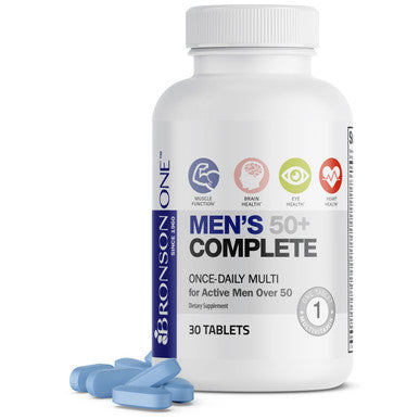 Bronson Bronson ONE Men's 50+ Complete Once-Daily Multivitamin 30 Count