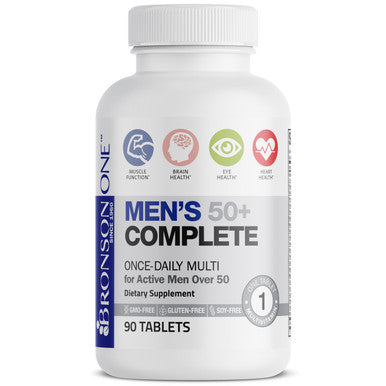Bronson Bronson ONE Men's 50+ Complete Once-Daily Multivitamin 90 Count