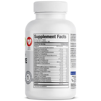 Bronson Bronson ONE Men's 50+ Complete Once-Daily Multivitamin 180 Count