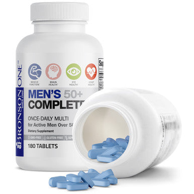 Bronson Bronson ONE Men's 50+ Complete Once-Daily Multivitamin 180 Count