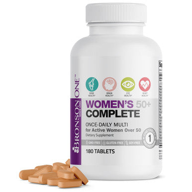 Bronson Bronson ONE Women's 50+ Complete Once-Daily Multivitamin 180 Count