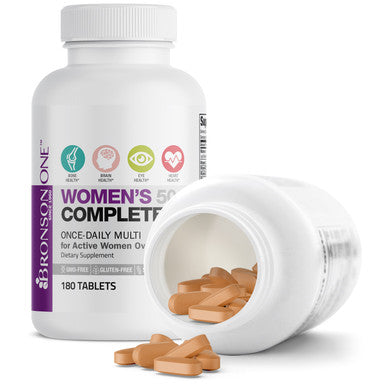 Bronson Bronson ONE Women's 50+ Complete Once-Daily Multivitamin 180 Count