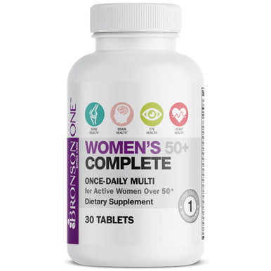 Bronson Bronson ONE Women's 50+ Complete Once-Daily Multivitamin 30 Count