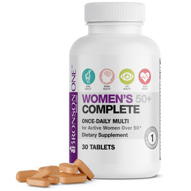 Bronson Bronson ONE Women's 50+ Complete Once-Daily Multivitamin 30 Count