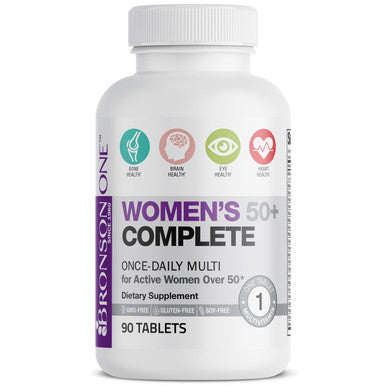 Bronson Bronson ONE Women's 50+ Complete Once-Daily Multivitamin 90 Count