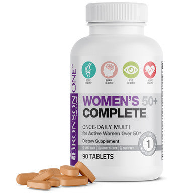 Bronson Bronson ONE Women's 50+ Complete Once-Daily Multivitamin 90 Count