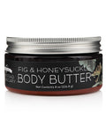 Farmstead Apothecary 100% Natural Body Butter with Organic Safflower Oil, Organic Shea Butter & Organic Vitamin E Oil, Fig & Honey 8 oz