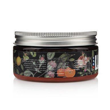 Farmstead Apothecary 100% Natural Body Butter with Organic Safflower Oil, Organic Shea Butter & Organic Vitamin E Oil, Citrus Rose 8 oz