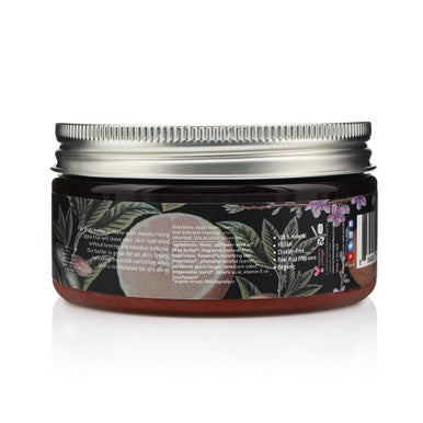 Farmstead Apothecary 100% Natural Body Butter with Organic Safflower Oil, Organic Shea Butter & Organic Vitamin E Oil, Grapefruit Almond 8 oz