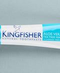 Kingfisher Aloe Vera Tea Tree Fennel Natural Toothpaste Fluoride Free 100ml (Light Blue)