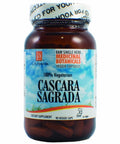 Cascara Raw Herb 90 Veg Caps By L. A .Naturals