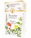Organic Feverfew Lemongrass Tea 24 Bags By Celebration Herbals
