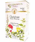 Organic Oatstraw Green Flowering Tea 24 Bags By Celebration Herbals