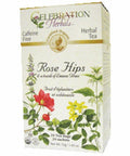 Organic Rose Hips with Lemongrass Tea 24 Bags By Celebration Herbals
