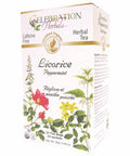 Organic Licorice Peppermint Tea 24 Bags By Celebration Herbals