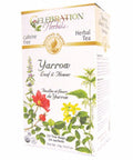 Organic Yarrow Leaf & Flower Tea 24 Bags By Celebration Herbals