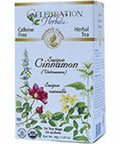 Organic Cinnamon Saigon Tea 24 Bags By Celebration Herbals