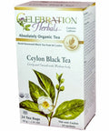 Organic Ceylon Black Tea 24 Bags By Celebration Herbals
