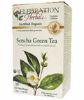 Organic Sencha Green Tea 24 Bags By Celebration Herbals