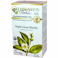 Organic Triple Green Matcha Tea 24 Bags By Celebration Herbals