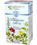 Cranberries with Green Tea PQ 34 bags By Celebration Herbals