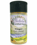Ground Organic Ginger Root 40 grams By Celebration Herbals