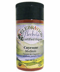 Organic Cayenne Medium 60 grams By Celebration Herbals