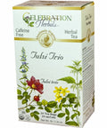 Organic Tulsi Trio Tea 24 Bags By Celebration Herbals