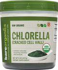 Organic Chlorella Powder Cracked Wall 8 Oz By Bare Organics