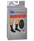 Qcs Diabetic Care Crew Socks For Men And Women Black Medium 1 Each By Scott Specialties