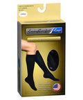 Loving Comfort Support Knee High Socks Mild Compression Large Black 1 Each By Loving Comfort