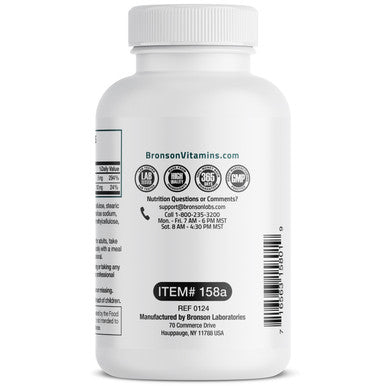 Bronson Magnesium Citrate with Vitamin B6 100 Count