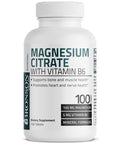 Bronson Magnesium Citrate with Vitamin B6 100 Count