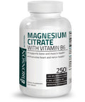Bronson Magnesium Citrate with Vitamin B6 250 Count